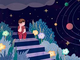 诗歌插画 《The stars》