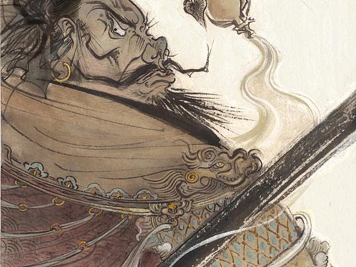 《钟馗嫁妹》原创文学插图插画