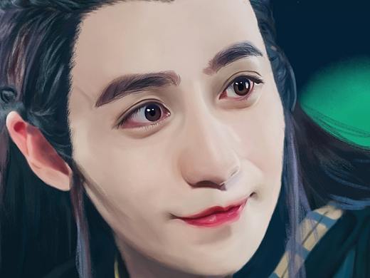 小鬼王❤朱一龙 人像手绘