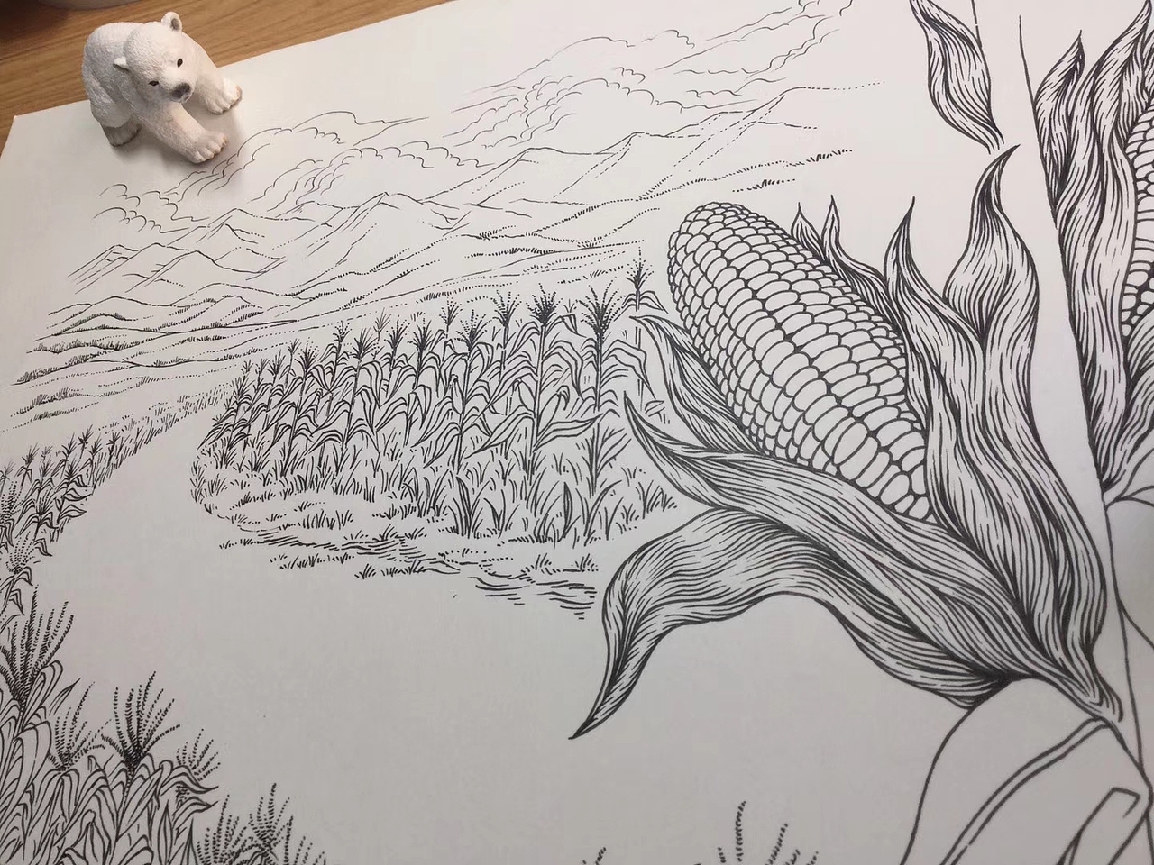 近期两幅 手绘商业插图