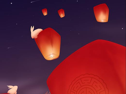 元宵节（个人主页-ZNDAyNTE2MTI=） - 创作习作 - 站酷设计师漏电的机甲原创素材 - 站酷ZCOOL