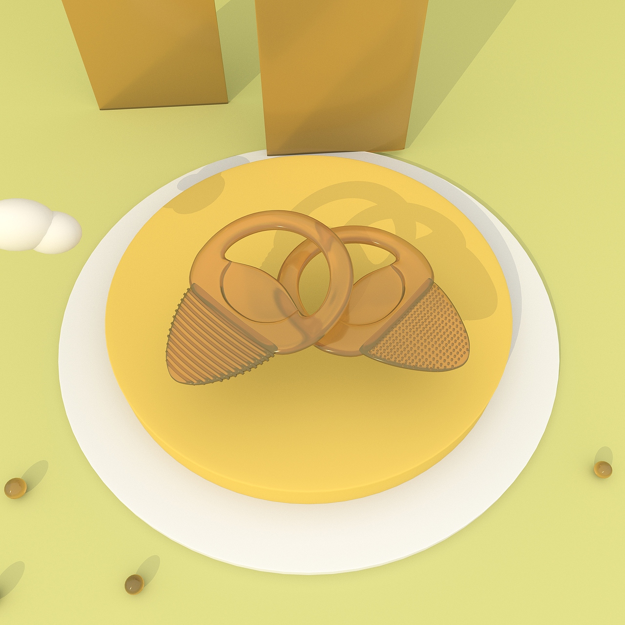 婴儿牙胶场景设计（图ZMjc3NjcyMzAw） - 生活用品 - 站酷设计师今天心情原创素材 - 站酷ZCOOL