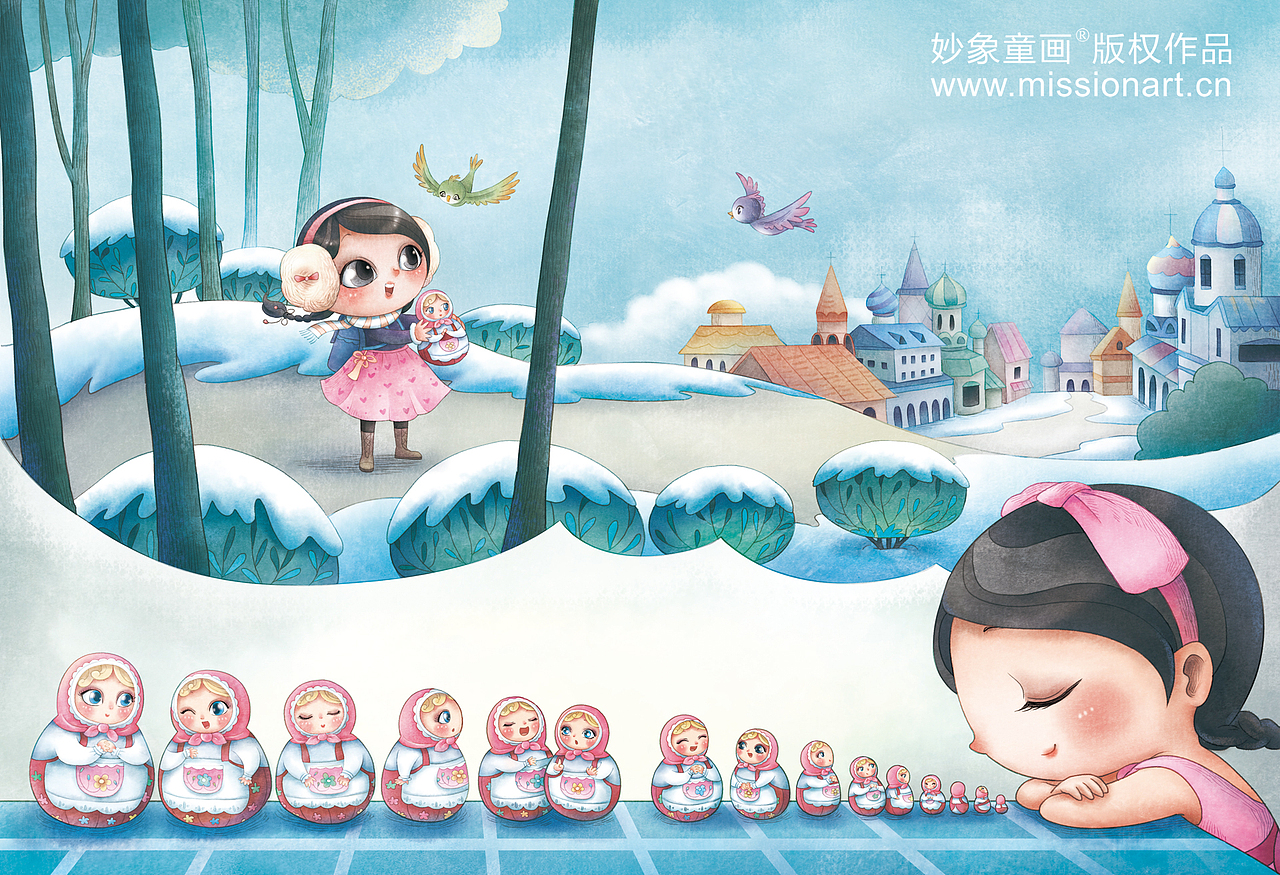 儿童绘本《套娃妹妹》