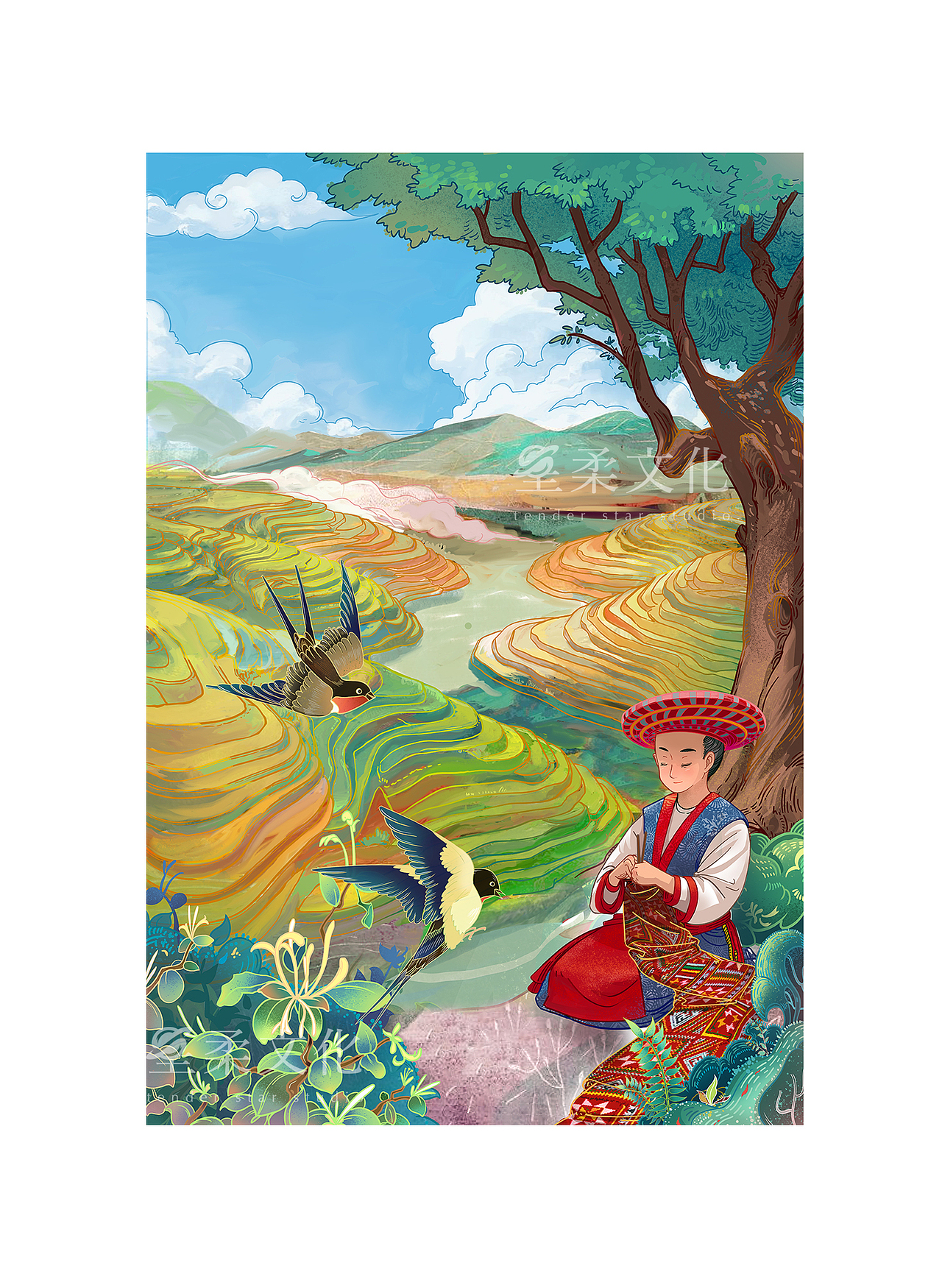 新潇湘八景之人文篇（图ZMjA0Njg4NDUy） - 商业插画 - 站酷设计师星柔文化原创素材 - 站酷ZCOOL