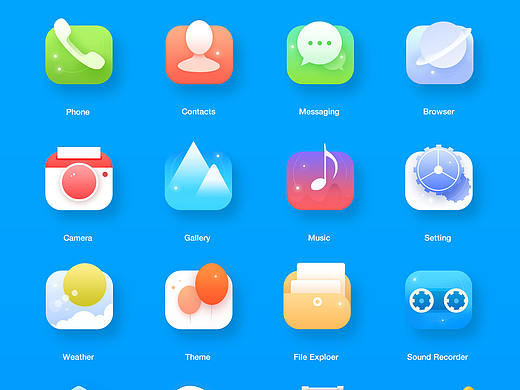 临摹的APP图标