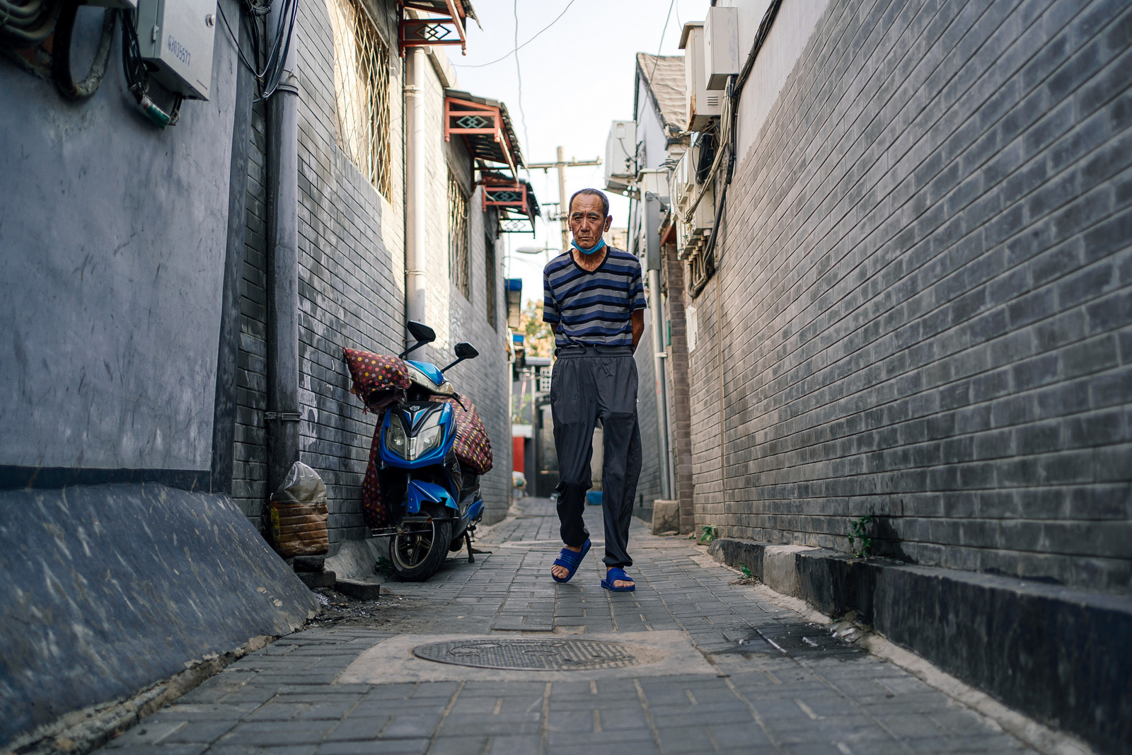 夏日北京胡同的百姓生活