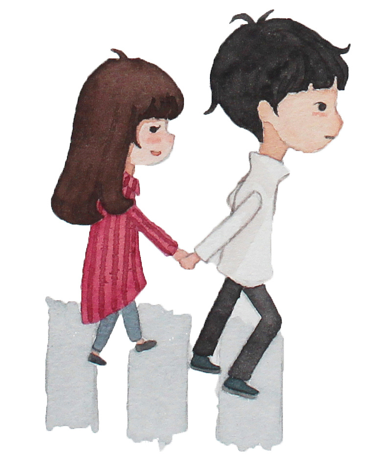 一个简单又浪漫的故事从这里开始——《我和你》|插画|创作习作|非鱼