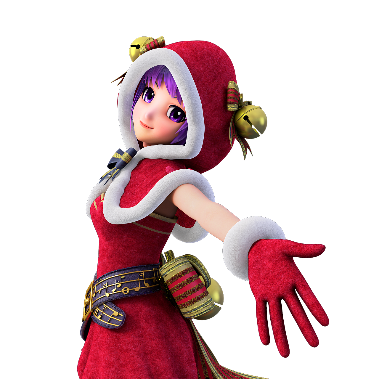 紫嫣 动漫 卡通 音乐少女 人物动作