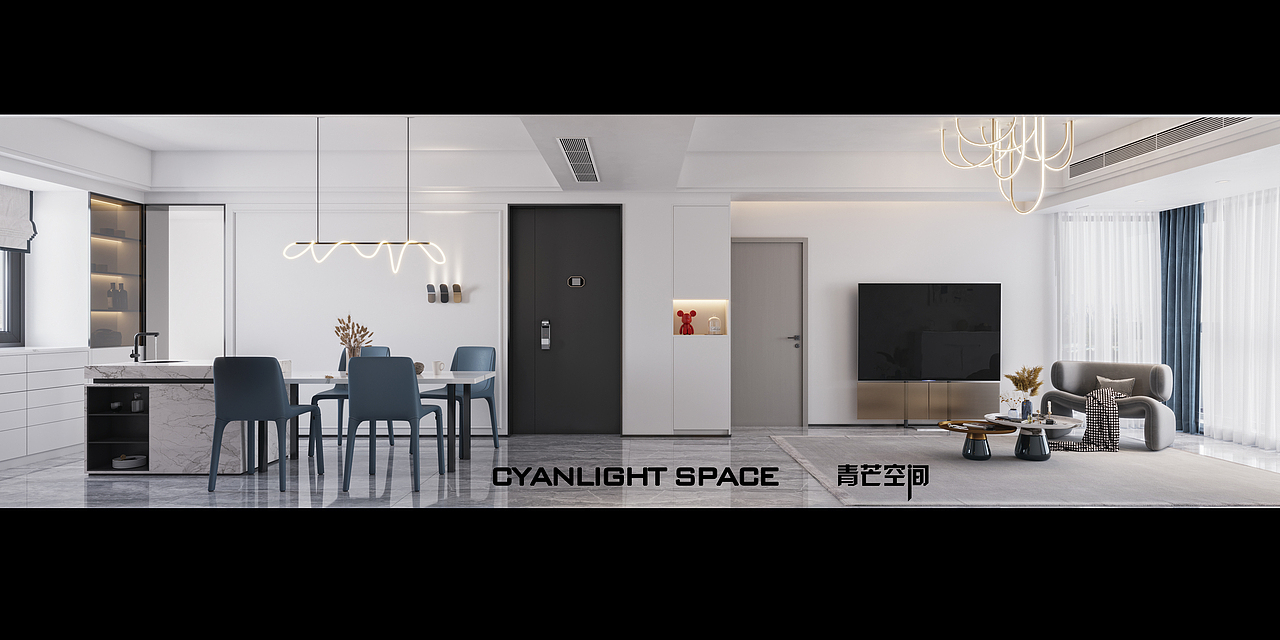 现代简约系（图ZMjY3MjAxODQ4） - 家装设计 - 站酷设计师青芒空间表现原创素材 - 站酷ZCOOL