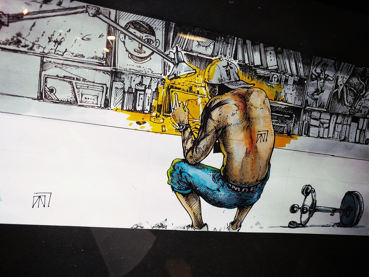 为院线电影手绘的宣传海报与近期杂画（图ZOTgzMjk0NzY=） - 新锐潮流插画 - 站酷设计师曹英瀚原创素材 - 站酷ZCOOL