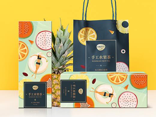 水果片茶 女性茶 茶包装 花茶礼盒
