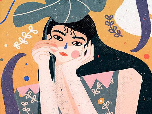 日常練習(xí)【Pretty girl 2 ·春】（28-36）（個(gè)人主頁(yè)-ZNDM4MDcwMDg=） - 創(chuàng)作習(xí)作 - 站酷設(shè)計(jì)師雨十一原創(chuàng)素材 - 站酷ZCOOL