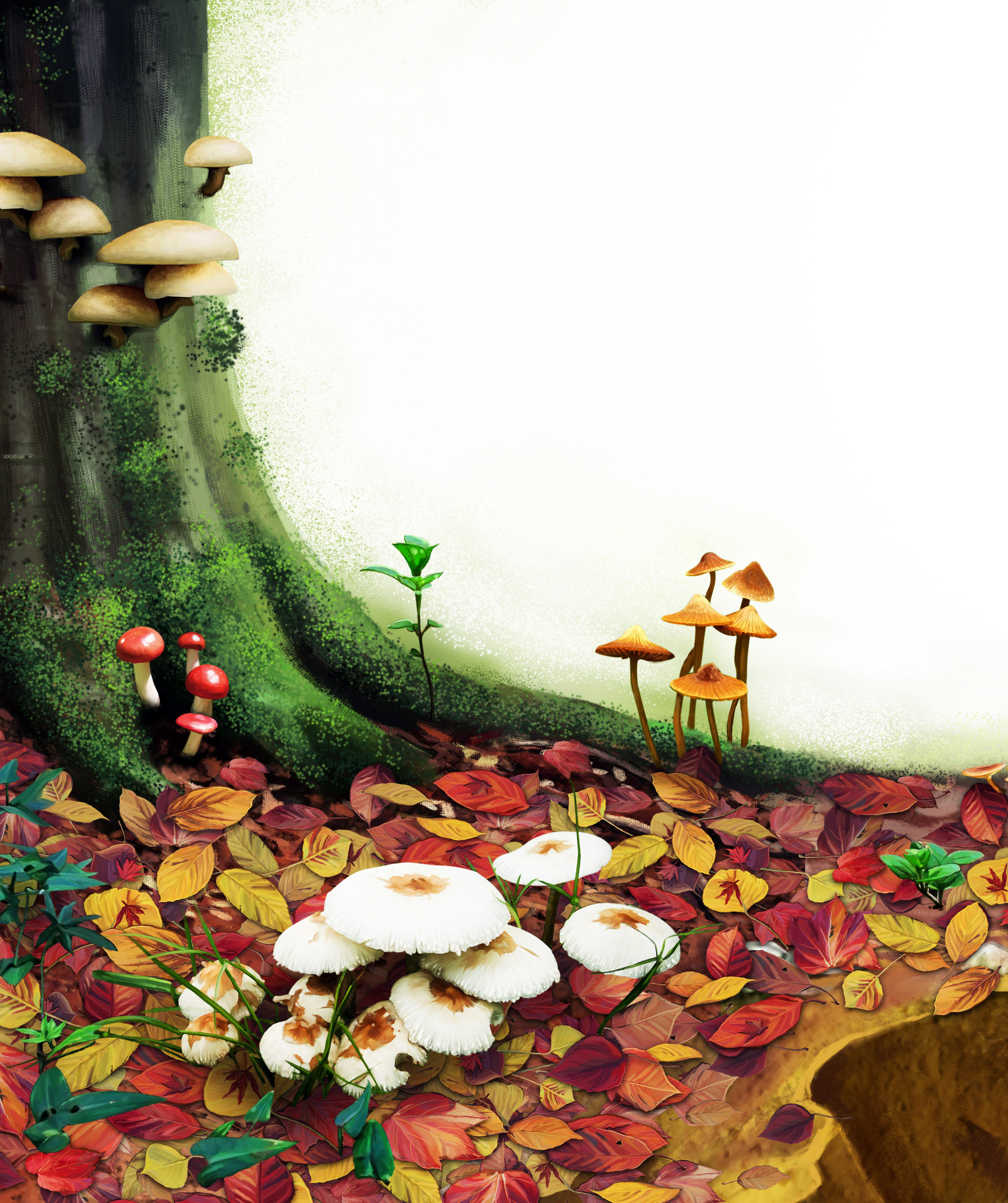 卡通小蘑菇图片素材-编号08093235-图行天下
