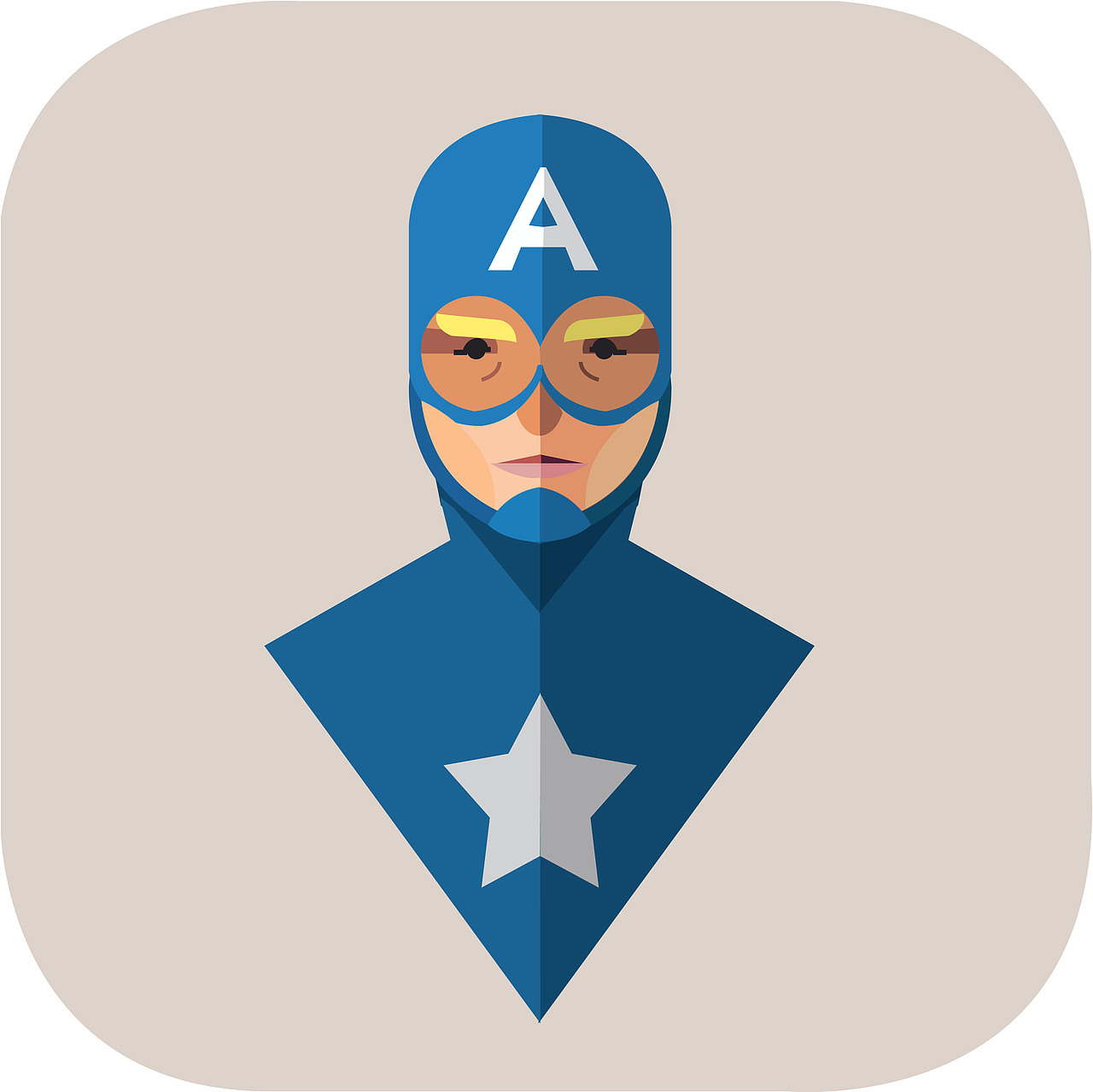 临摹漫威超级英雄