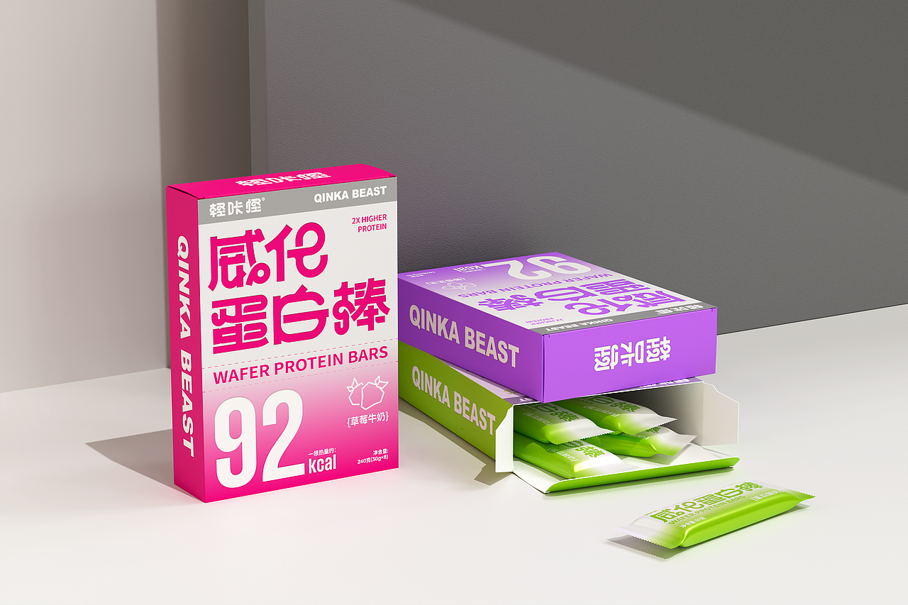 威化蛋白棒包装全案设计