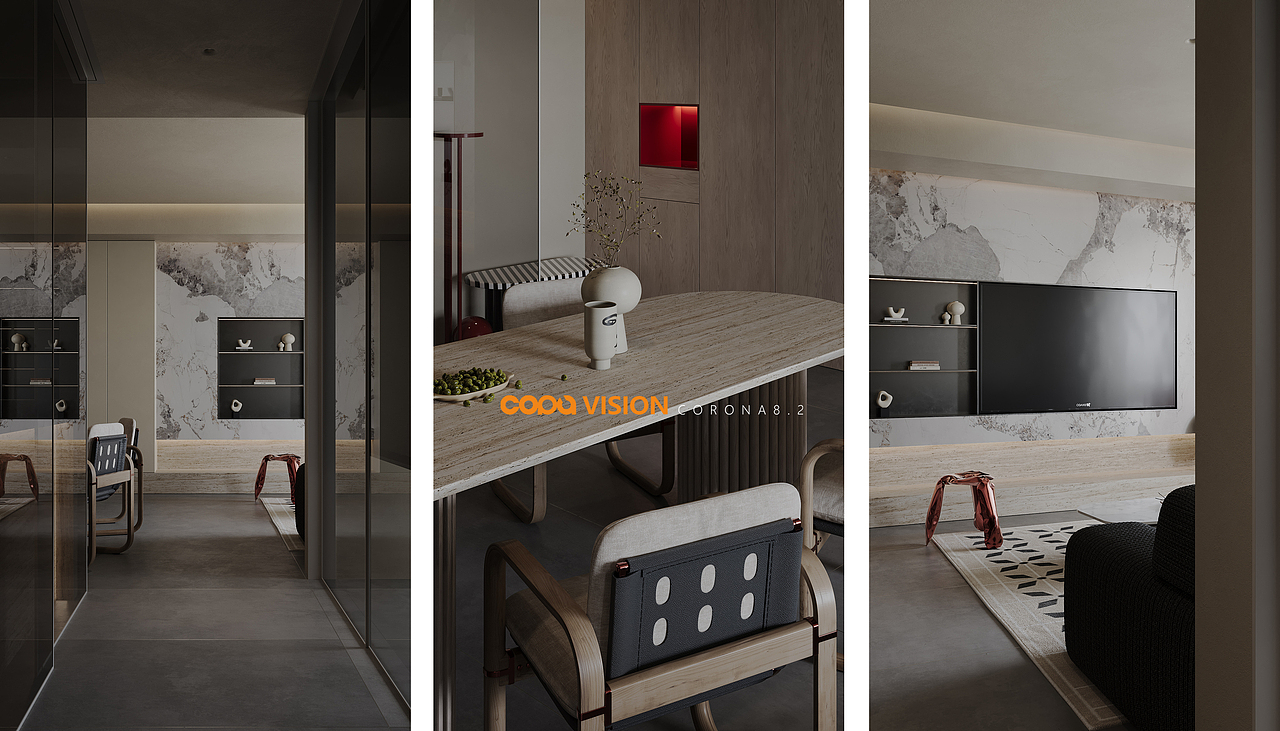 CR渲染-奶油风(同样的设计不同的调调)