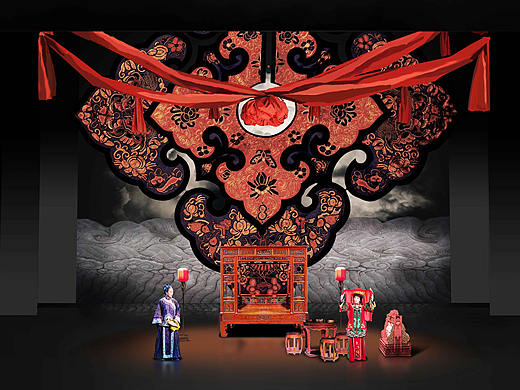董佩仪舞美设计评剧《金娥》天津评剧院，天津大剧院