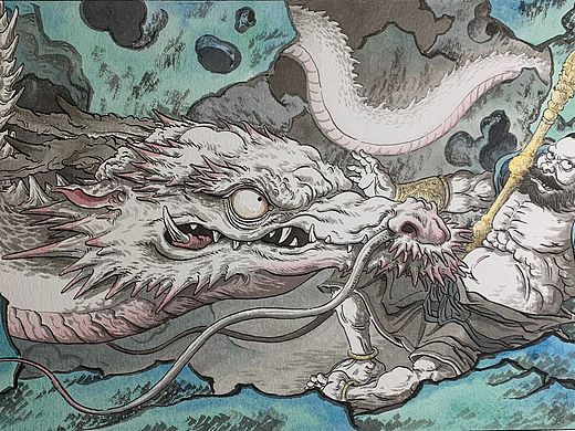 护法金刚—法迦（个人主页-ZNjY0NTE2NTI=） - 艺术插画 - 站酷设计师悉一居士原创素材 - 站酷ZCOOL