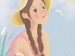 原創(chuàng)女孩帆布袋設計