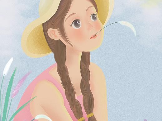 原创女孩帆布袋设计