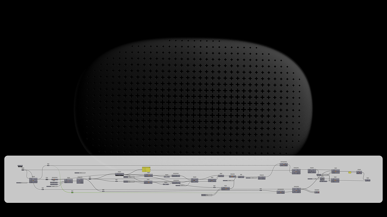 Grasshopper | 镂空+孔阵