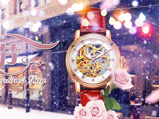 手表店铺详情页入口广告图设计