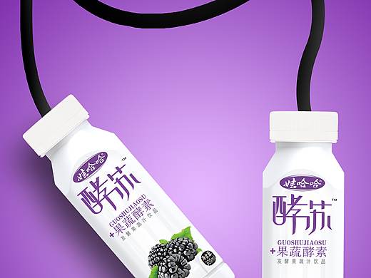 娃哈哈饮品宣传海报