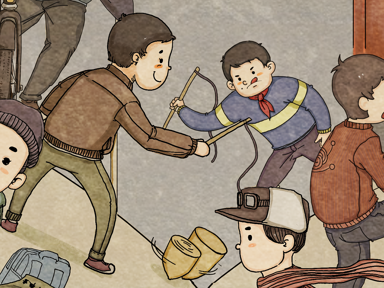 儿时游戏（图ZMjMzNzE4NDQw） - 创作习作 - 站酷设计师县老爷原创素材 - 站酷ZCOOL