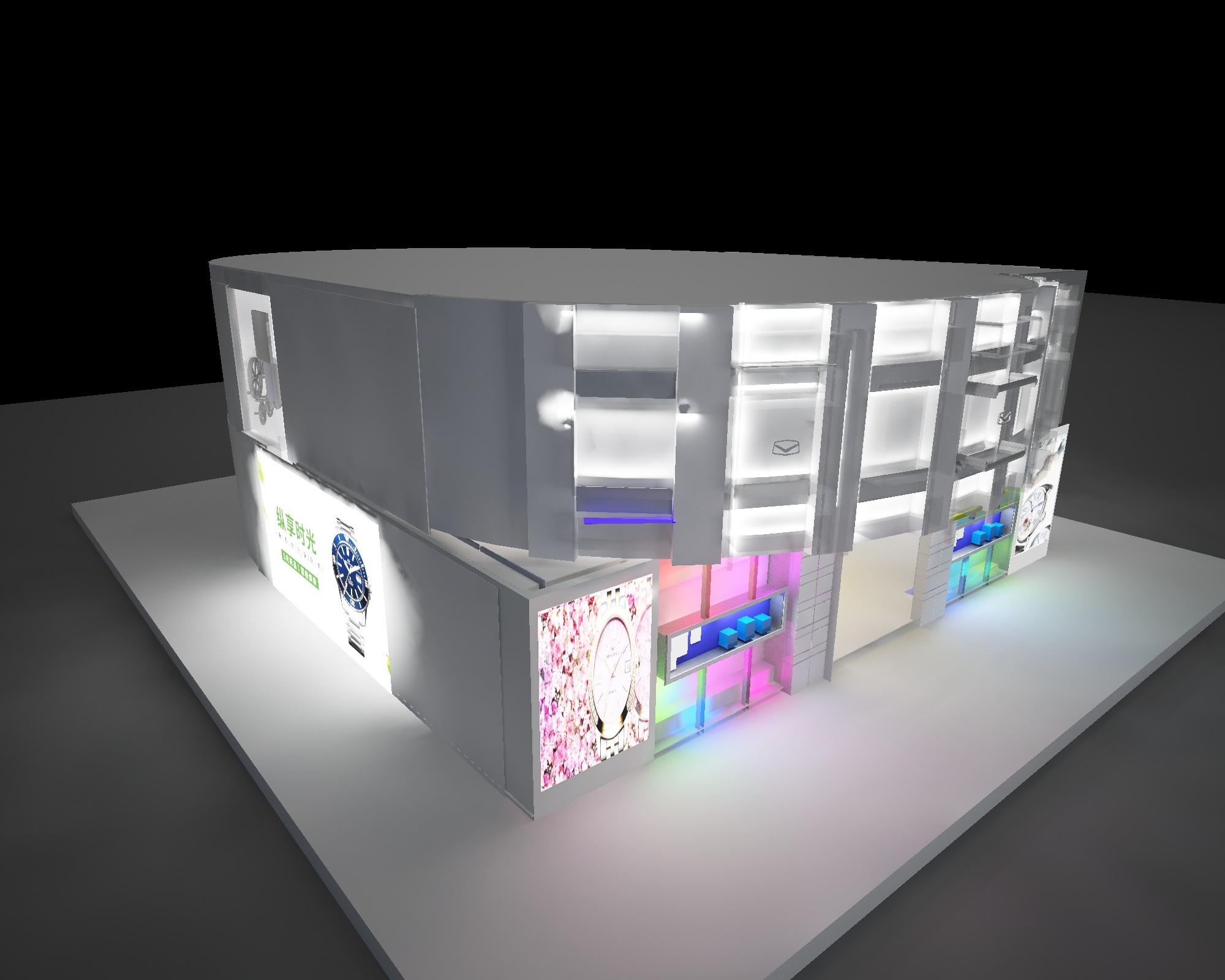 手表专卖店展示空间