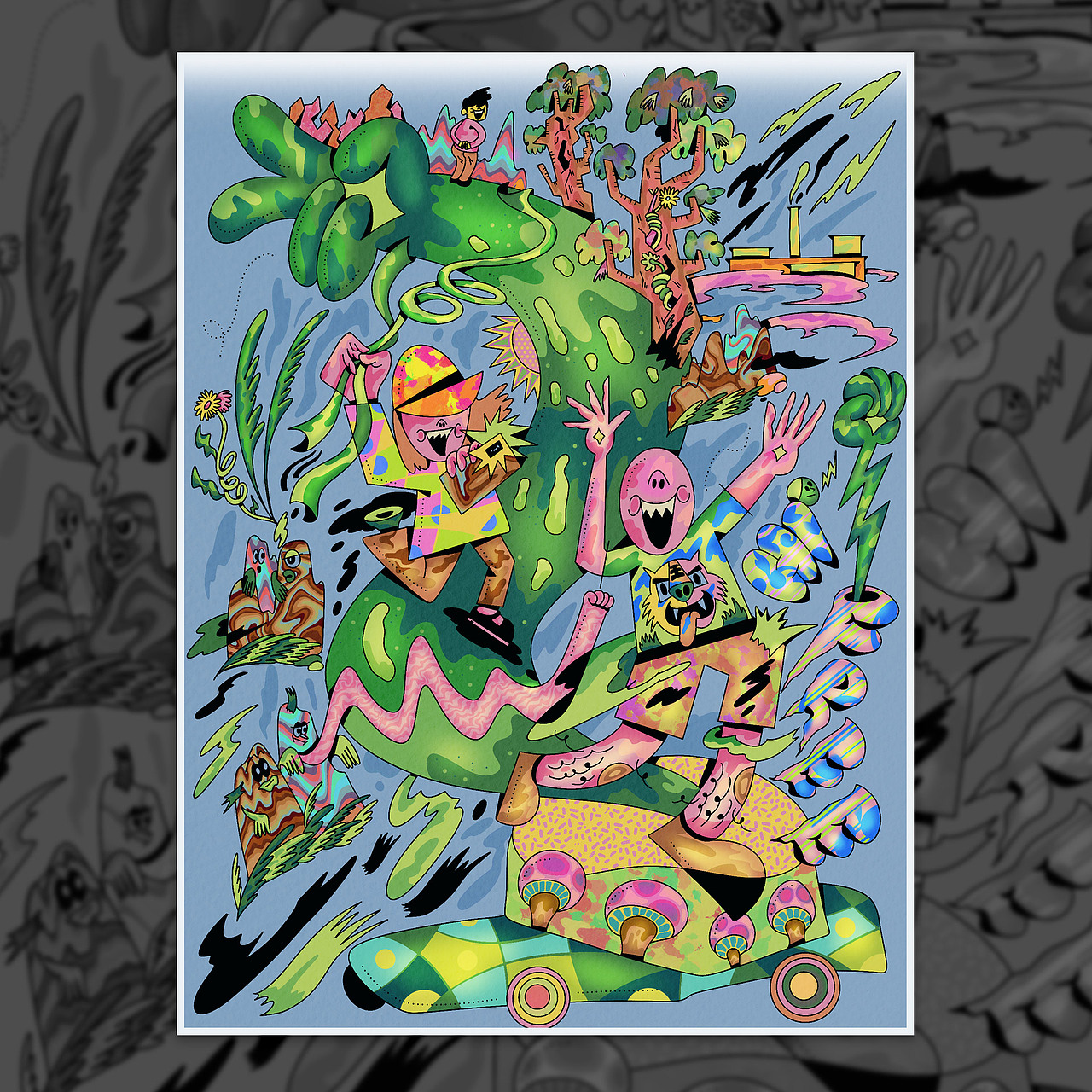 个人风格创作总结（图ZMjQ0MzQ4Mzg0） - 新锐潮流插画 - 站酷设计师昭元蛋白原创素材 - 站酷ZCOOL