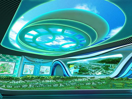 规划馆总规沙盘 