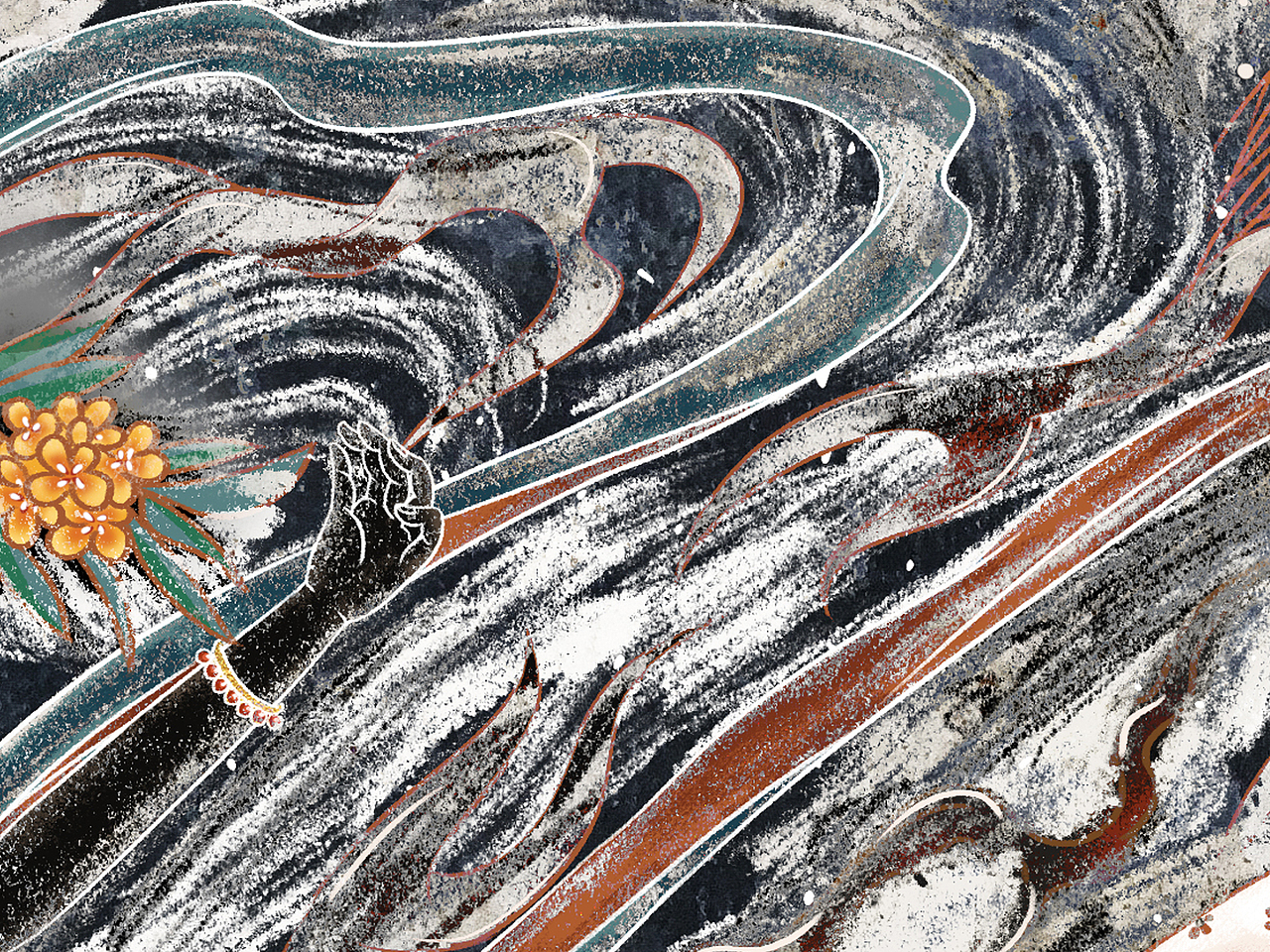 敦煌壁画致中秋（图ZMjY0MzQ2MDIw） - 商业插画 - 站酷设计师Fei先生原创素材 - 站酷ZCOOL