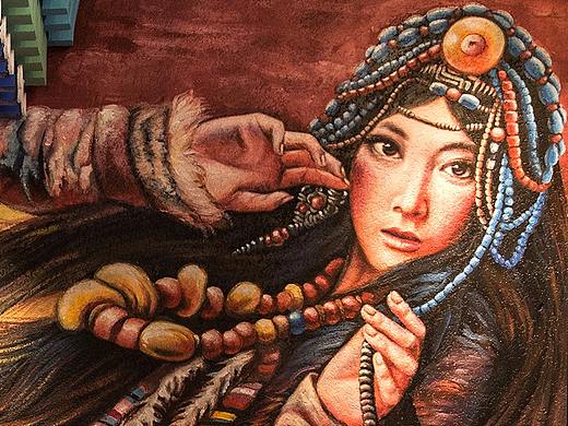 [餐厅]敏珠拉姆藏式餐厅彩绘