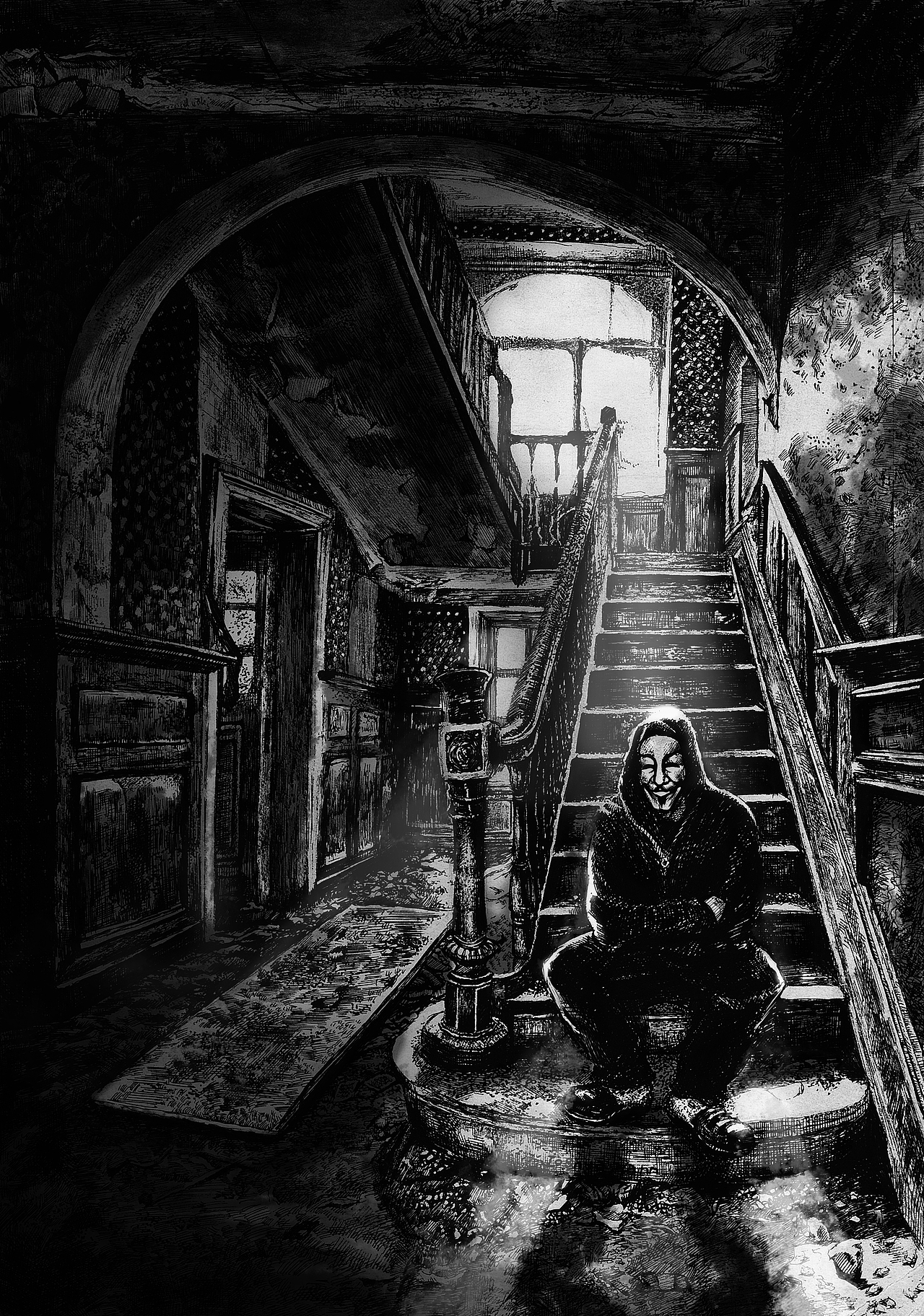 较之前加强了光影对比,对比提了不少