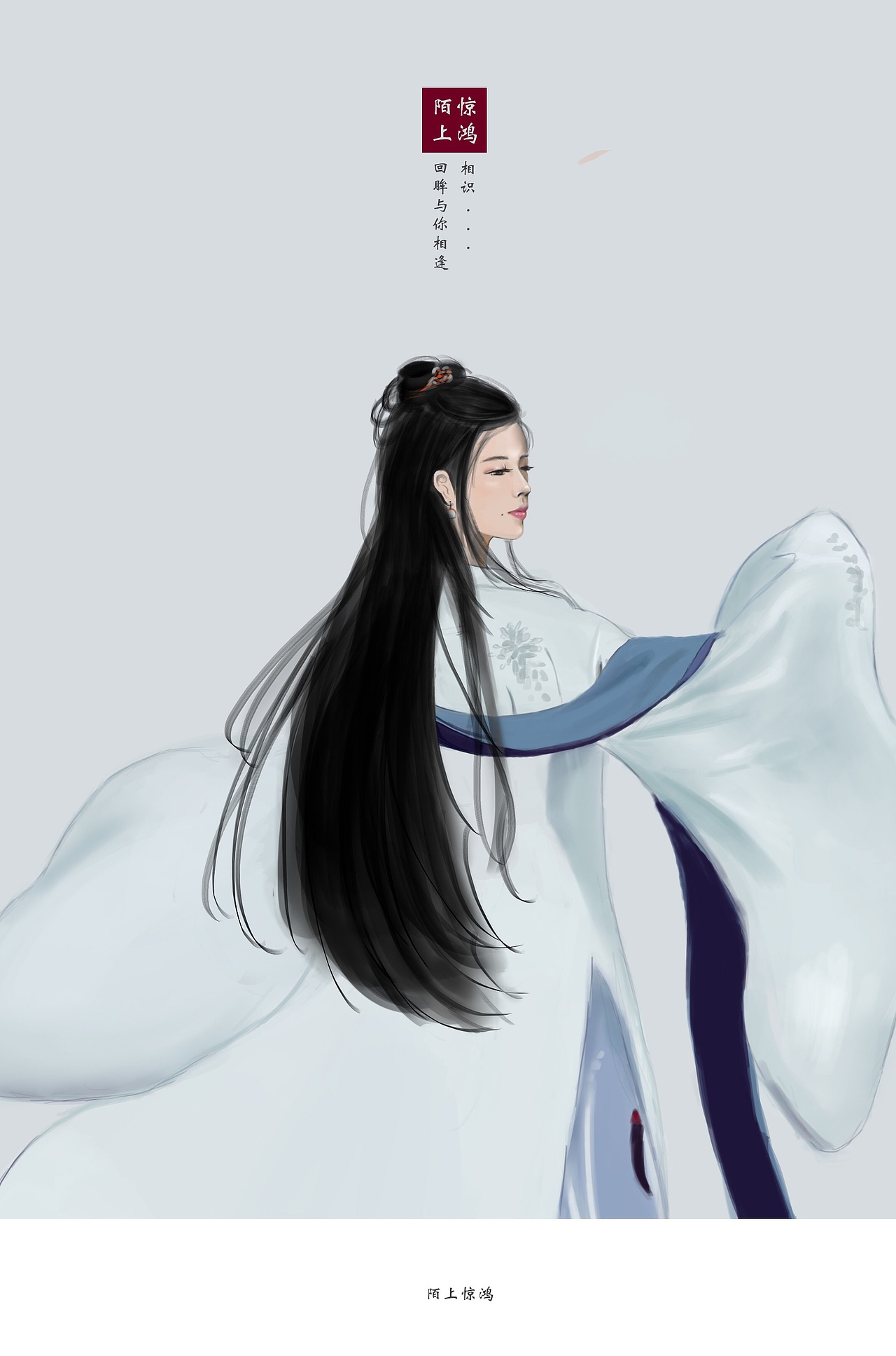惊鸿（图ZMTg2NzY2MTUy） - 商业插画 - 站酷设计师励志做文艺鹤原创素材 - 站酷ZCOOL