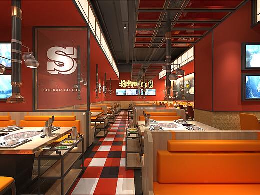 烤肉店设计装修公司|设计烤肉店装修