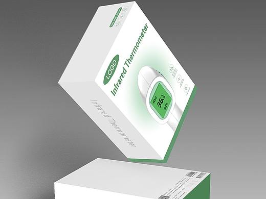 额温枪包装及宣传彩页