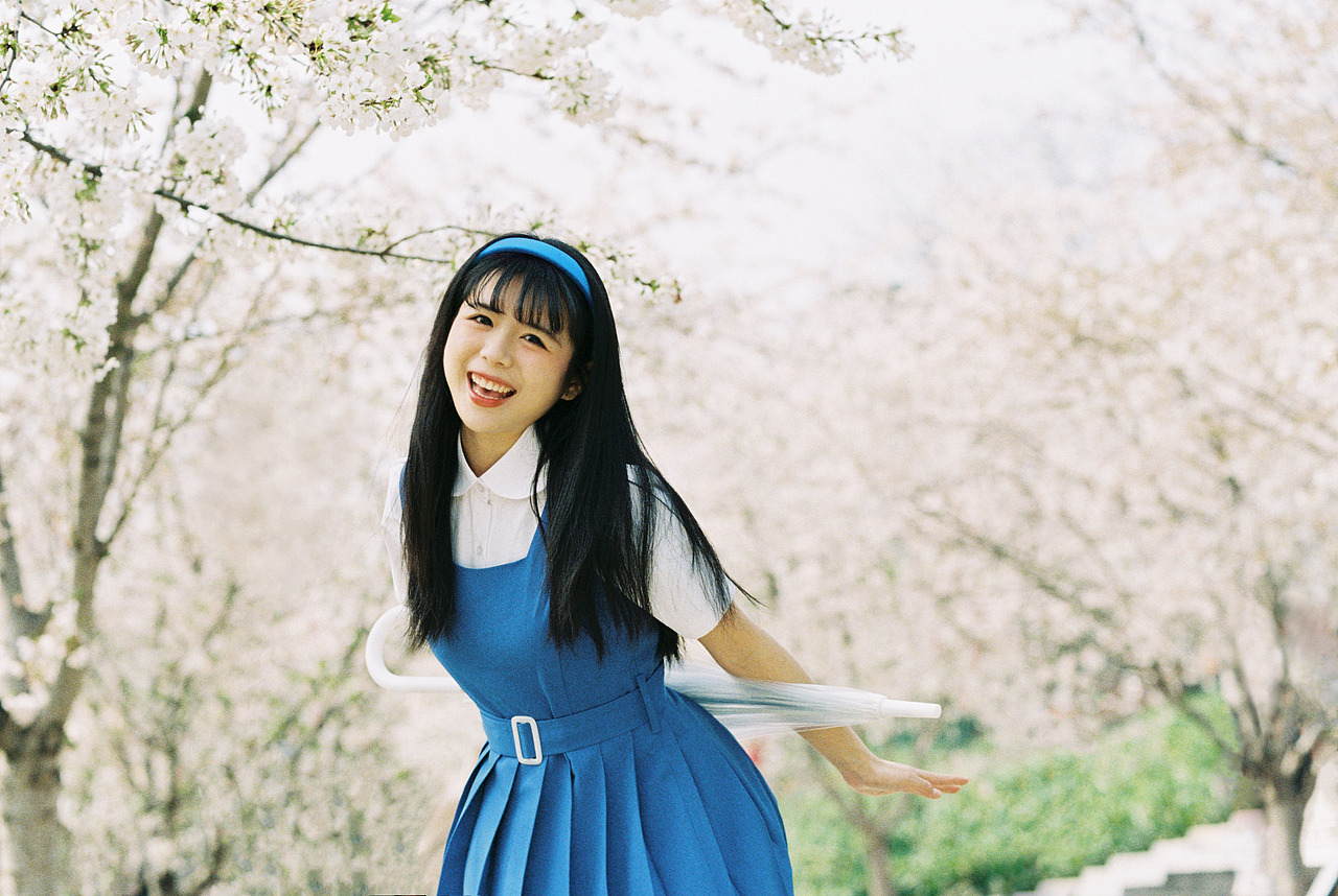 漫画里走出来的元气少女