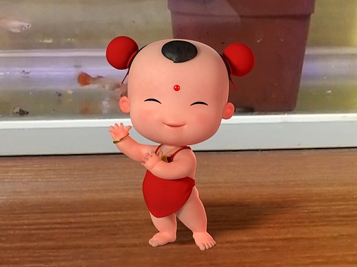 【招财童子】海草舞 画风有种莫名的萌