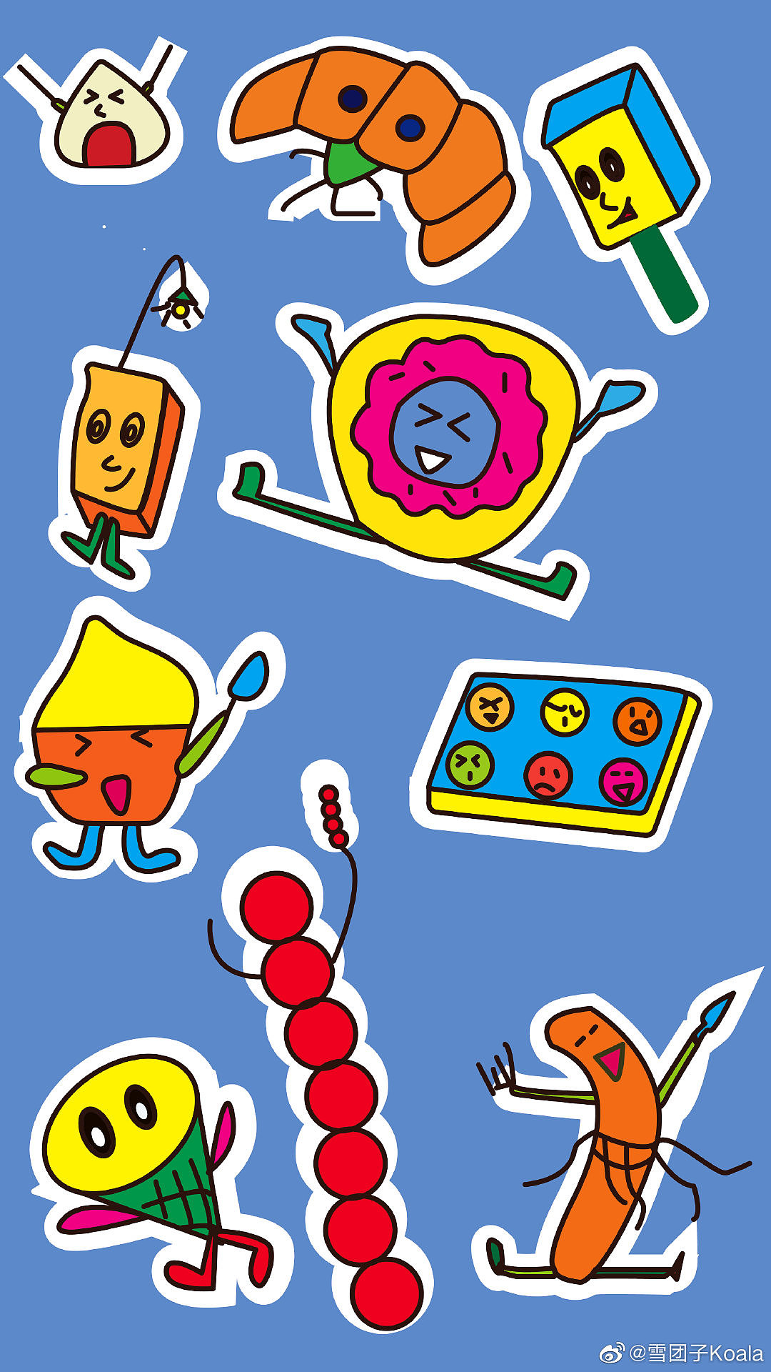 doodle风插画（图ZMjUxMDc0Mjc2） - 商业插画 - 站酷设计师雪团子Koala原创素材 - 站酷ZCOOL