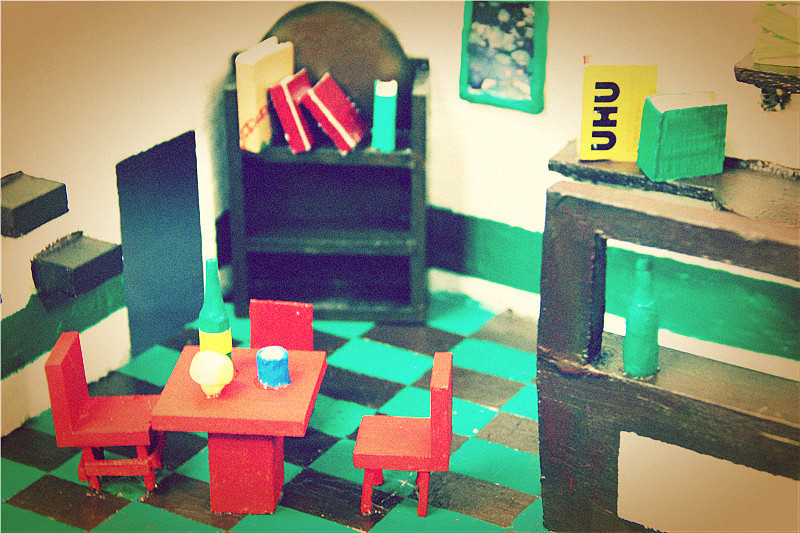 模型课弄得小场景。