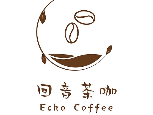回音茶咖logo