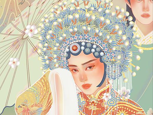 戏曲国粹插画