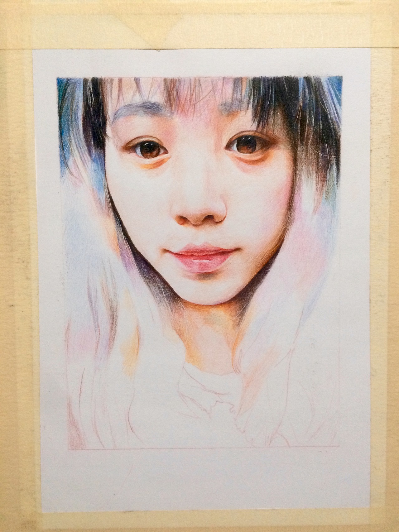 纸本彩铅 肖像定制（图ZNDM0ODcxNTY=） - 绘画 - 站酷设计师路加水彩原创素材 - 站酷ZCOOL