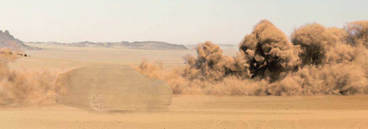 实景合成兰博基尼漂移扬尘效果（图ZNzcxNjAzMjQ=） - 动画/影视 - 站酷设计师Xclucis原创素材 - 站酷ZCOOL