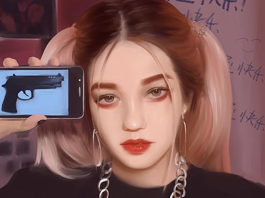 厚涂头像（个人主页-ZNDE3MzExMjg=） - 绘画 - 站酷设计师Makemorethan原创素材 - 站酷ZCOOL