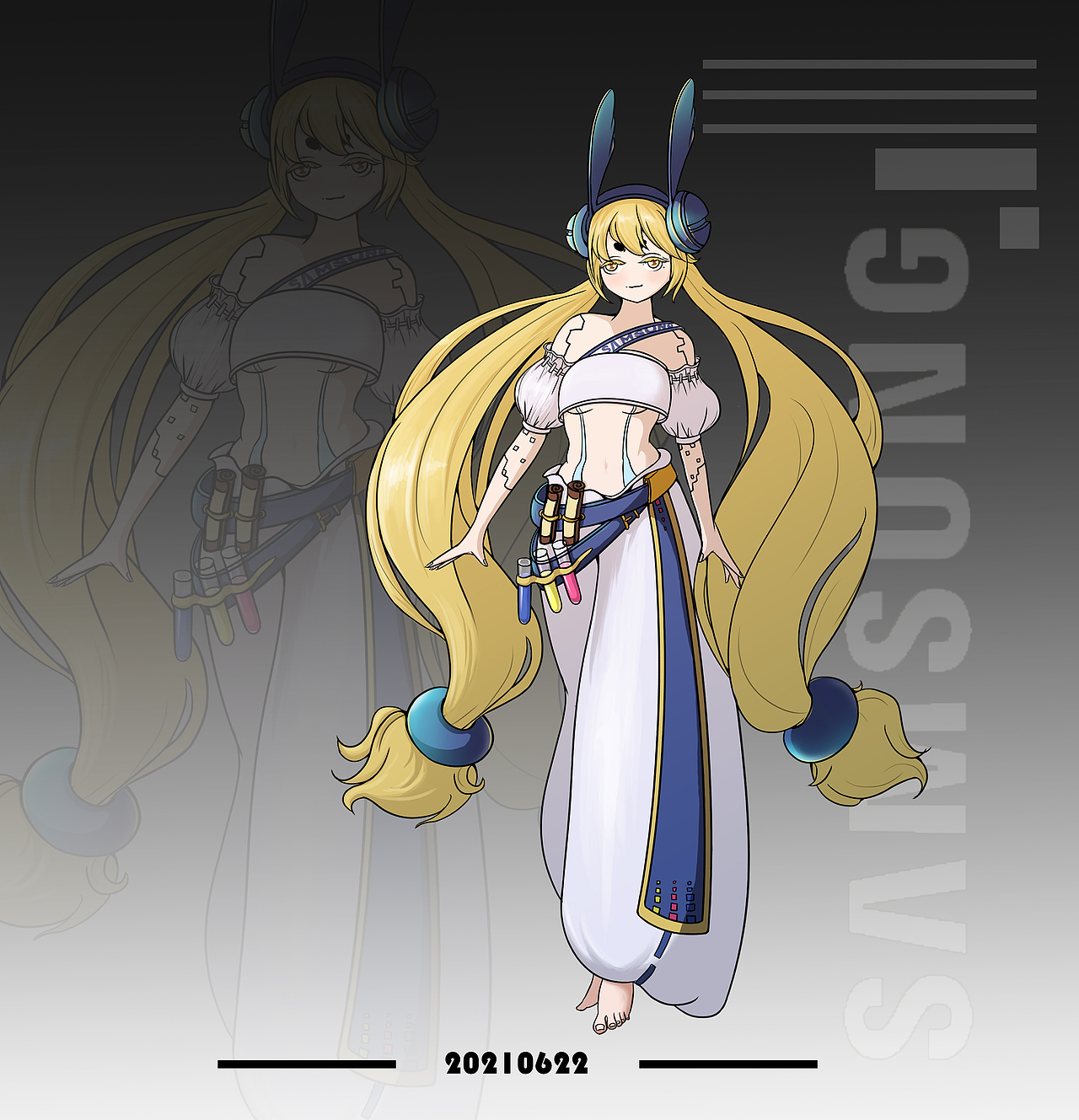 三星智慧显示器二次元ip形象---s酱