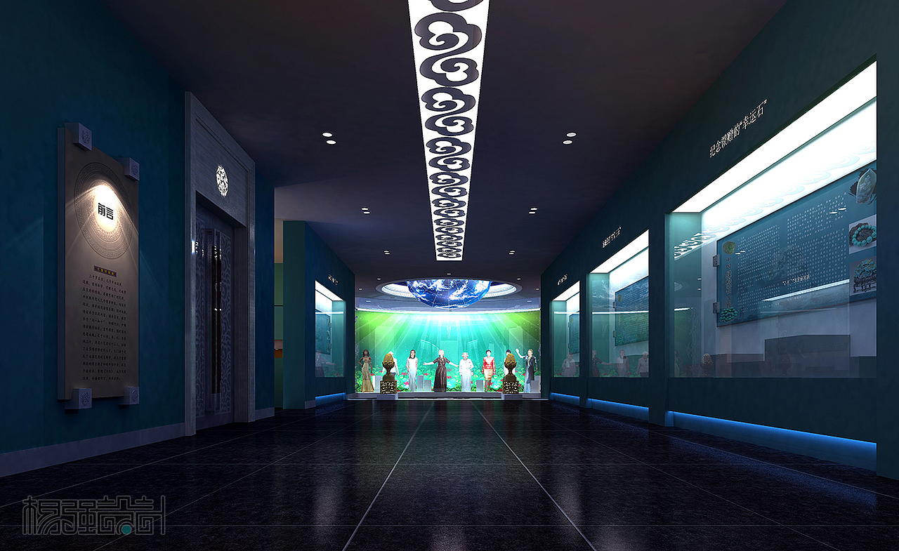 玉石国际展馆设计（图ZMTAwMzM0OTA0） - 展陈设计 - 站酷设计师杨强设计原创素材 - 站酷ZCOOL