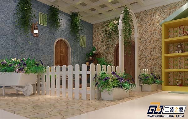 西安特色儿童摄影店面装修效果图