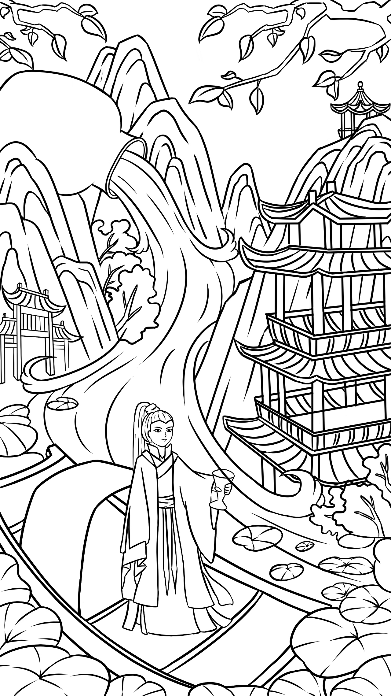 新国风插画-饮食文化之酒文化（图ZMjk0NjU1NDA0） - 创作习作 - 站酷设计师小鱼童鞋原创素材 - 站酷ZCOOL